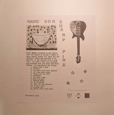 Album cover for Radio DDR by Sharp Pins